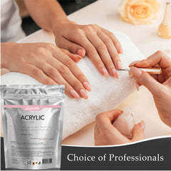 16oz Pink Acrylic Powder For Nail. Long-lasting, Large capacity and quick dry. Quality Salon Manicure Nail extension