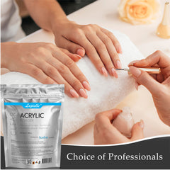 16oz Clear Acrylic Powder For Nail. Long-lasting, Large capacity and quick dry. Quality Salon Manicure Nail extension